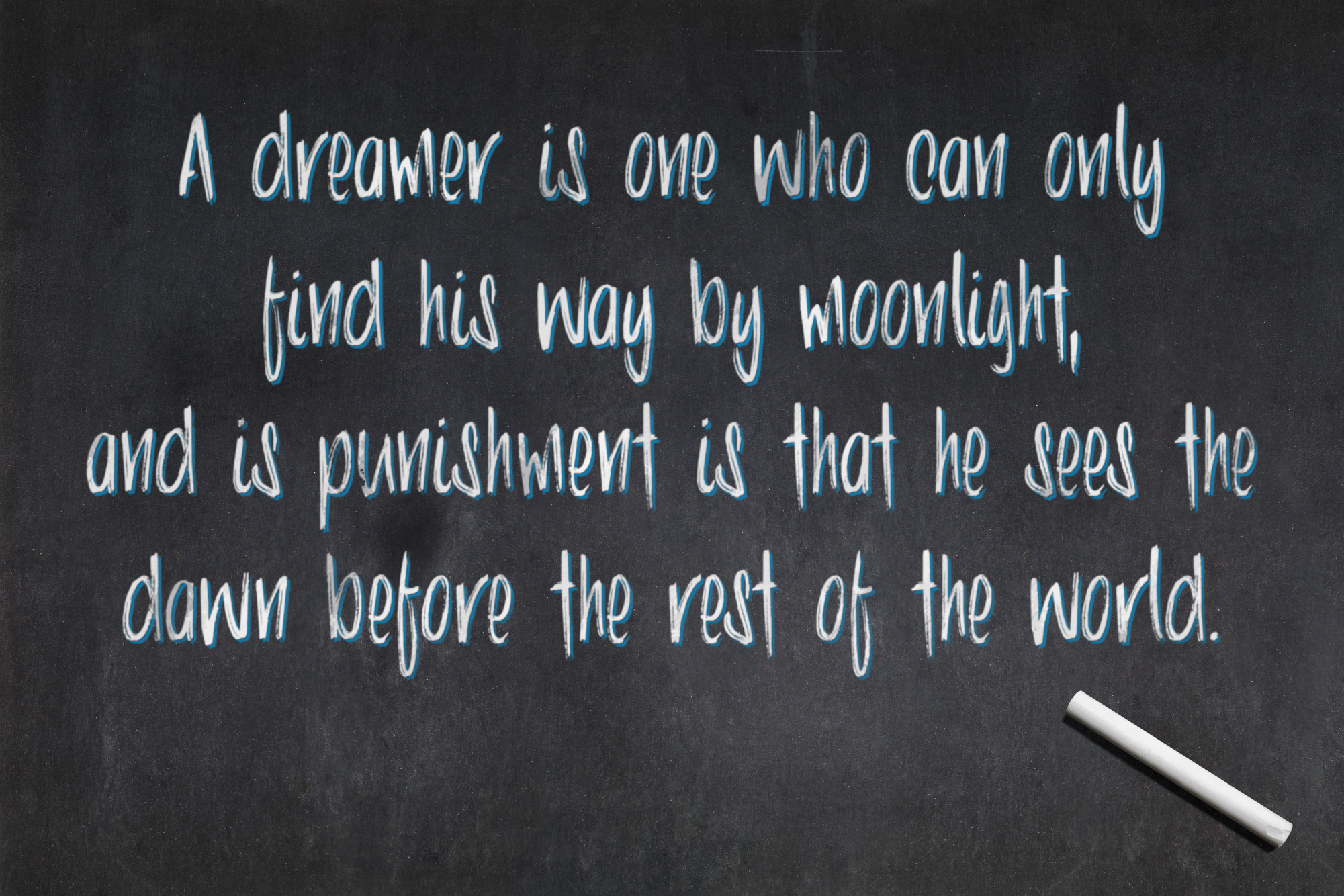 Quote from Oscar Wilde about dreamers